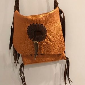 Metallic Orange authentic Jimmi wZ crossbody